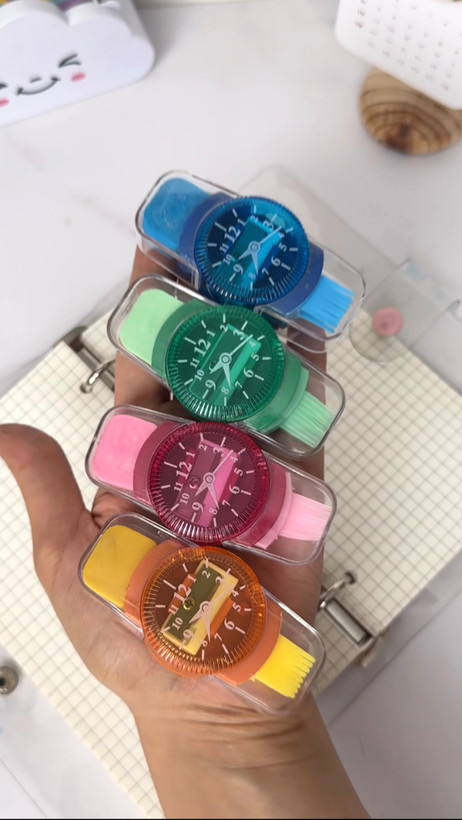 تراش و پاکن طرح ساعت